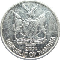 Монета Намибия 5 центов 2009