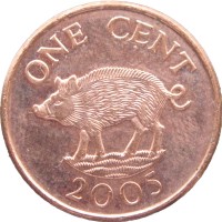 Бермудские острова 1 цент 2005
