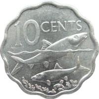 Багамы 10 центов 2007