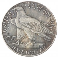 Копия 50 центов 1935 300 лет штату Коннектикут