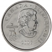 Канада набор монет 25 центов Олимпиада Ванкувер 2010