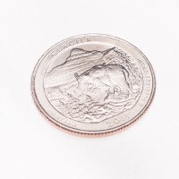 Монета США 25 центов 2011 Национальный парк Глейшер