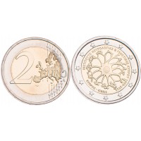 Монета Кипр 2 евро 2020 Институт неврологии и генетики