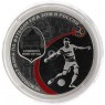 Набор 12 серебряных монет Футбол 2018