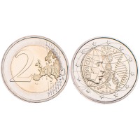 Монета Франция 2 евро 2020 Медицинские исследования Герои (буклет)