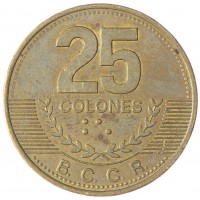 Коста-Рика 25 колон 2007