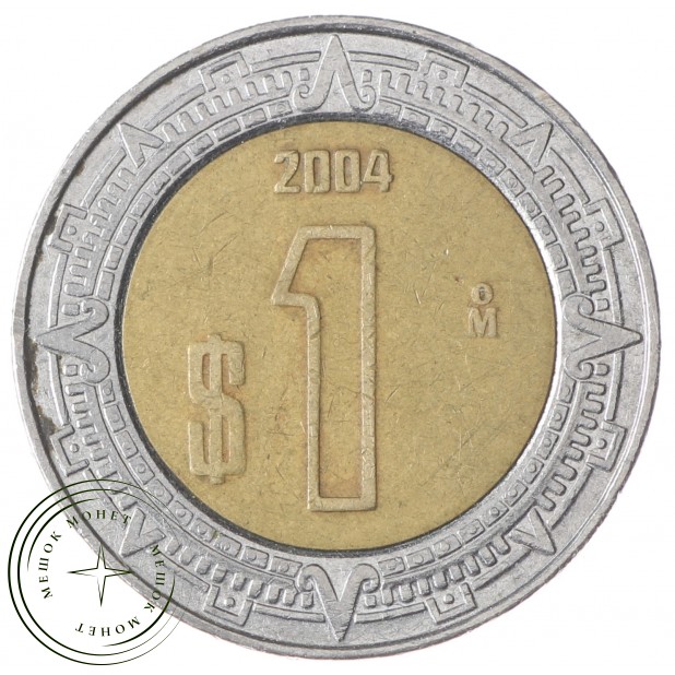 Мексика 1 песо 2004