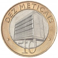 Монета Мозамбик 10 метикалов 2006