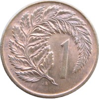Новая Зеландия 1 цент 1970