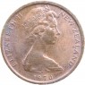 Новая Зеландия 1 цент 1970
