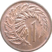 Монета Новая Зеландия 1 цент 1970