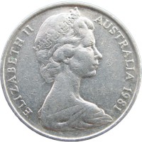 Австралия 10 центов 1981
