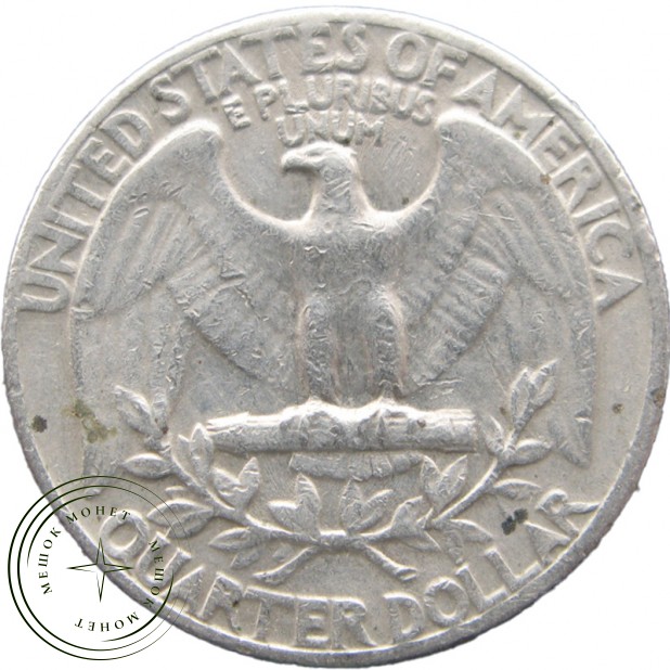 США 25 центов 1966