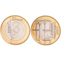 Словения 3 евро 2010 Любляна