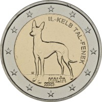 Мальта 2 евро 2026 Фараонова собака