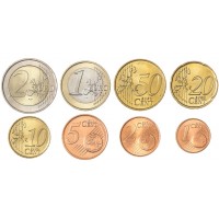 Греция Годовой набор монет евро 2003 (8 шт)