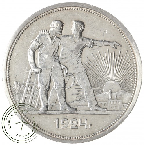 1 рубль 1924 ПЛ — 57728384 — 37814295