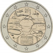 Франция 2 евро 2026 Военно-морской флот