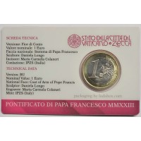 Монета Ватикан 1 евро 2023