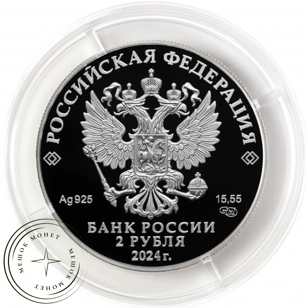 2 рубля 2024 Гнесина