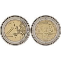 Монета Италия 2 евро 2024 Рита Леви-Монтальчини