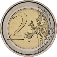 Монета Италия 2 евро 2024 Рита Леви-Монтальчини