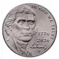 США 5 центов 2026