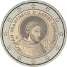 Италия 2 евро 2026 800-летие со дня смерти святого Франциска Ассизского — 937046403