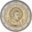 Италия 2 евро 2026 Франциск Ассизский