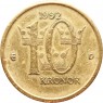 Швеция 10 крон 1992