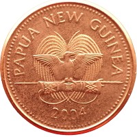 Монета Папуа—Новая Гвинея 1 тоа 2004