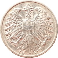 Монета Австрия 1 шиллинг 1947