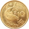 Сейшелы 10 центов 2007