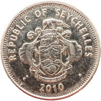Сейшелы 1 рупия 2010