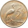ЮАР 5 центов 1969