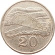 Зимбабве 20 центов 1987