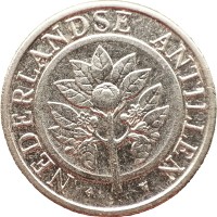 Монета Антильские острова 25 центов 1994