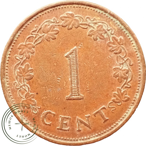 Мальта 1 цент 1972