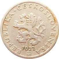 Чехословакия 20 хеллеров 1922