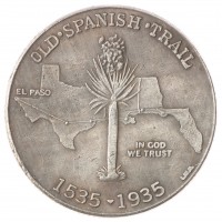 Копия 50 центов 1935 Старая Испанская Тропа