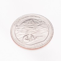 Монета США 25 центов 2014 Национальный парк Грейт-Санд-Дьюнс