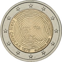 Словения 2 евро 2026 Иван Цанкар