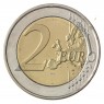 Бельгия 2 евро 2009 10 лет экономическому и валютному союзу