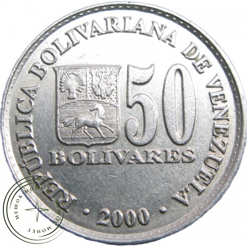 Венесуэла 50 боливар 2000 — 25328679