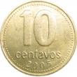Аргентина 10 сентаво 2005