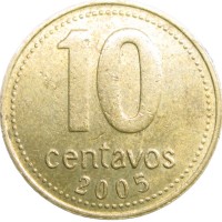 Аргентина 10 сентаво 1993