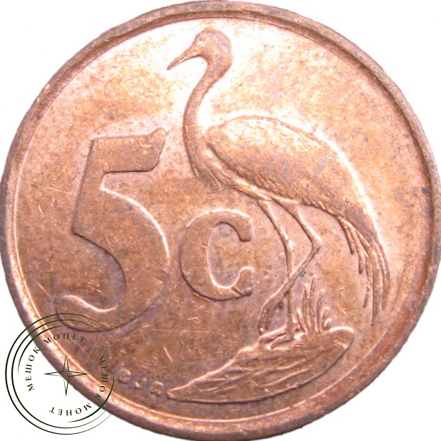 ЮАР 5 центов 1996