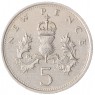 Великобритания 5 пенсов 1979