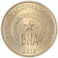 Монета Ангола 1 кванза 2012