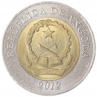 Монета Ангола 10 кванза 2012